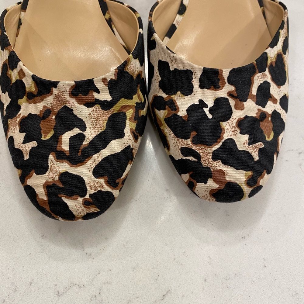 Cabi Leopard Print Ankle Strap Heels - image 5